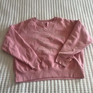 American eagle pink crewneck small